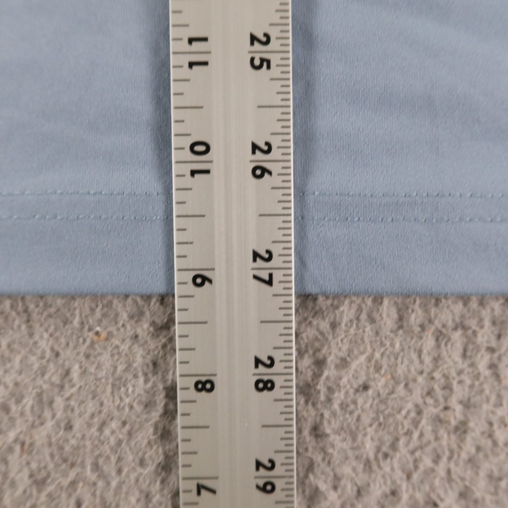 Quiksilver Shirt Mens M Blue Logo Polyester Short Sleeve - Picture 7 of 8
